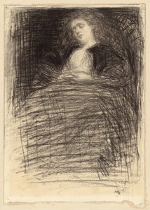 眠る女 作： James Abbott McNeill Whistler