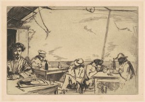 3ペニースープ 作： James Abbott McNeill Whistler