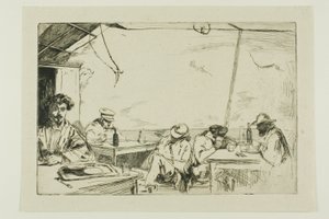 Sous for three sous (スープ フォー スリー スー) 作： James Abbott McNeill Whistler