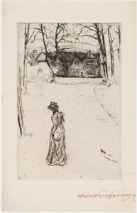 スピーク・ホール: ザ・アベニュー 作： James Abbott McNeill Whistler