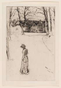 スピーク・ホール: ザ・アベニュー 作： James Abbott McNeill Whistler