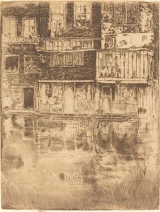 スクエア ハウス (アムステルダム) 作： James Abbott McNeill Whistler