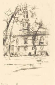 セント ジャイルズ イン ザ フィールズ 作： James Abbott McNeill Whistler