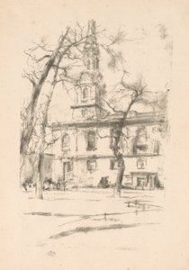 セント ジャイルズ イン ザ フィールズ 作： James Abbott McNeill Whistler