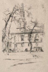 セント・ジャイルズ・イン・ザ・フィールズ 作： James McNeill Whistler