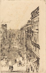 セント・ジェームズ・ストリート 作： James Abbott McNeill Whistler