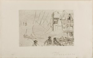 スティーブンス・ボート・ヤード 作： James McNeill Whistler