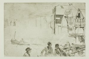 スティーブンス・ボート・ヤード 作： James McNeill Whistler