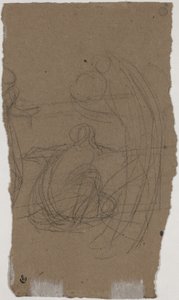 「青と緑の変奏曲」のための習作[裏] 作： James Abbott McNeill Whistler