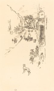 日曜日、ライムレジス 作： James Abbott McNeill Whistler