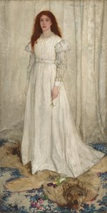 Symphony in White, No. 1: The White Girl 作： James Abbott McNeill Whistler