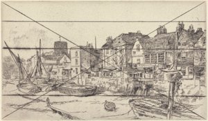 「アダムとイブ」オールド・チェルシー 作： James Abbott McNeill Whistler
