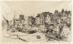 アダム・アンド・イブ・タバーン、オールド・チェルシー 作： James McNeill Whistler