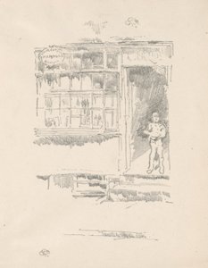 ミューズの理髪店 作： James McNeill Whistler