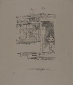 ミューズの理髪店 作： James McNeill Whistler