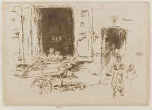 バロウ - マロル地区、ブリュッセル 作： James Abbott McNeill Whistler