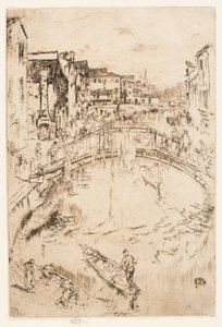 ザ ブリッジ、サンタ マルタ 作： James Abbott McNeill Whistler