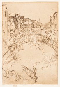 ザ ブリッジ、サンタ マルタ 作： James Abbott McNeill Whistler