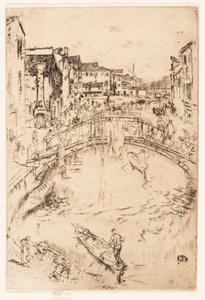 橋、サンタマルタ 作： James Abbott McNeill Whistler