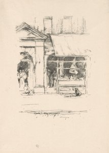 肉屋の犬 作： James McNeill Whistler