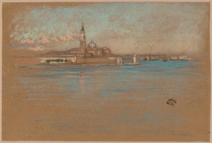 サン・ジョルジョ・マッジョーレ教会 作： James Abbott McNeill Whistler