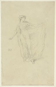 踊る少女 作： James Abbott McNeill Whistler