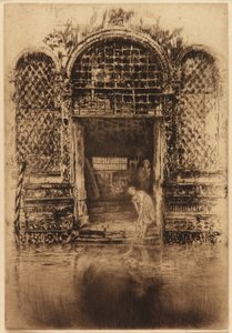 戸口 作： James Abbott McNeill Whistler