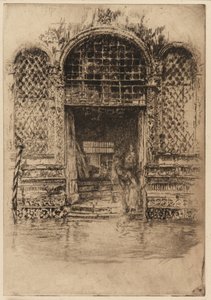 戸口 作： James Abbott McNeill Whistler