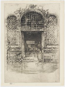 戸口 作： James Abbott McNeill Whistler