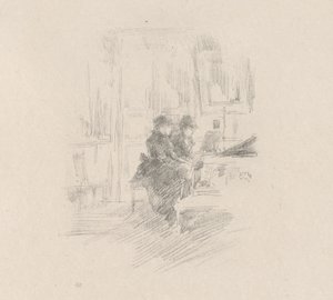デュエット No.2 作： James Abbott McNeill Whistler