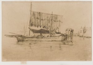 漁船 作： James Abbott McNeill Whistler