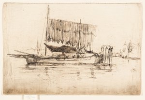 漁船 作： James Abbott McNeill Whistler