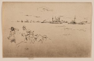 フリート: モニター 作： James Abbott McNeill Whistler