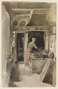 キッチン 作： James Abbott McNeill Whistler