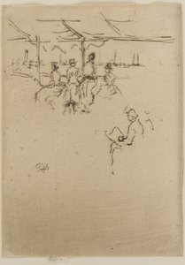 着陸段階、牛 作： James Abbott McNeill Whistler