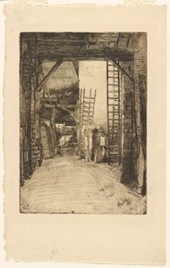 ライムバーナー 作： James Abbott McNeill Whistler