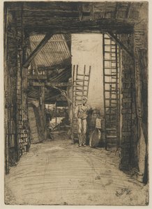 ライムバーナー 作： James Abbott McNeill Whistler