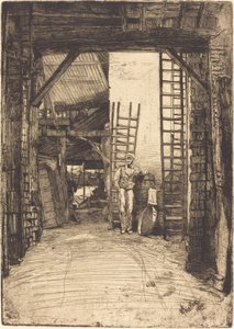 ライムバーナー 作： James Abbott McNeill Whistler