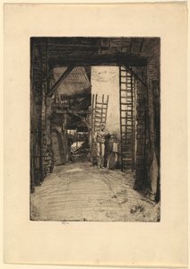 ライムバーナー 作： James Abbott McNeill Whistler