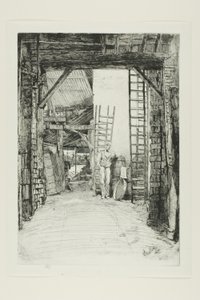 ライムバーナー 作： James Abbott McNeill Whistler