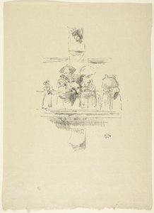 ザ リトル バルコニー 作： James Abbott McNeill Whistler