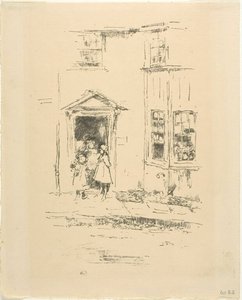 ザ・リトル・ドアウェイ、ライム・リージス 作： James McNeill Whistler