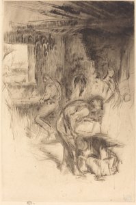 ザ リトル フォージ 作： James Abbott McNeill Whistler