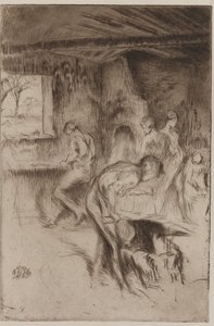 ザ リトル フォージ、リバプール 作： James Abbott McNeill Whistler