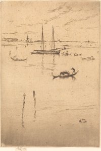 ザ リトル ラグーン 作： James Abbott McNeill Whistler