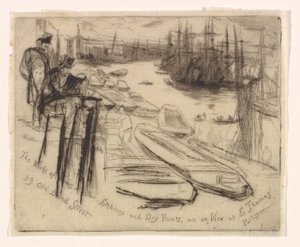 ザ リトル プール 作： James Abbott McNeill Whistler