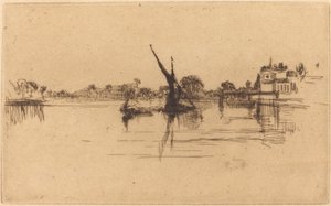 リトル・パットニー No.II 作： James Abbott McNeill Whistler