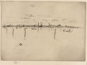 ザ リトル ベニス 作： James Abbott McNeill Whistler
