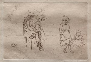 メンペス・チルドレン 作： James McNeill Whistler