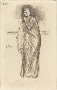 モデルの休息 作： James Abbott McNeill Whistler